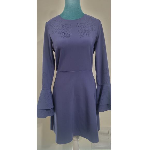 Parker Dress Womens Size 4 Bell Sleeves Whimsical Coquette Fairycore Sexy Preppy - Picture 3 of 13